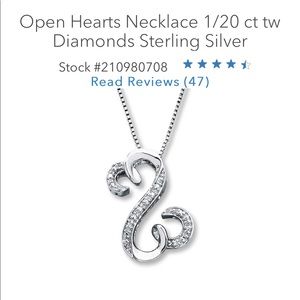 Kay Jewelers Open Heart Collection Necklace